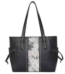 Trinity Ranch Hair-On Cowhide Concealed Carry Tote