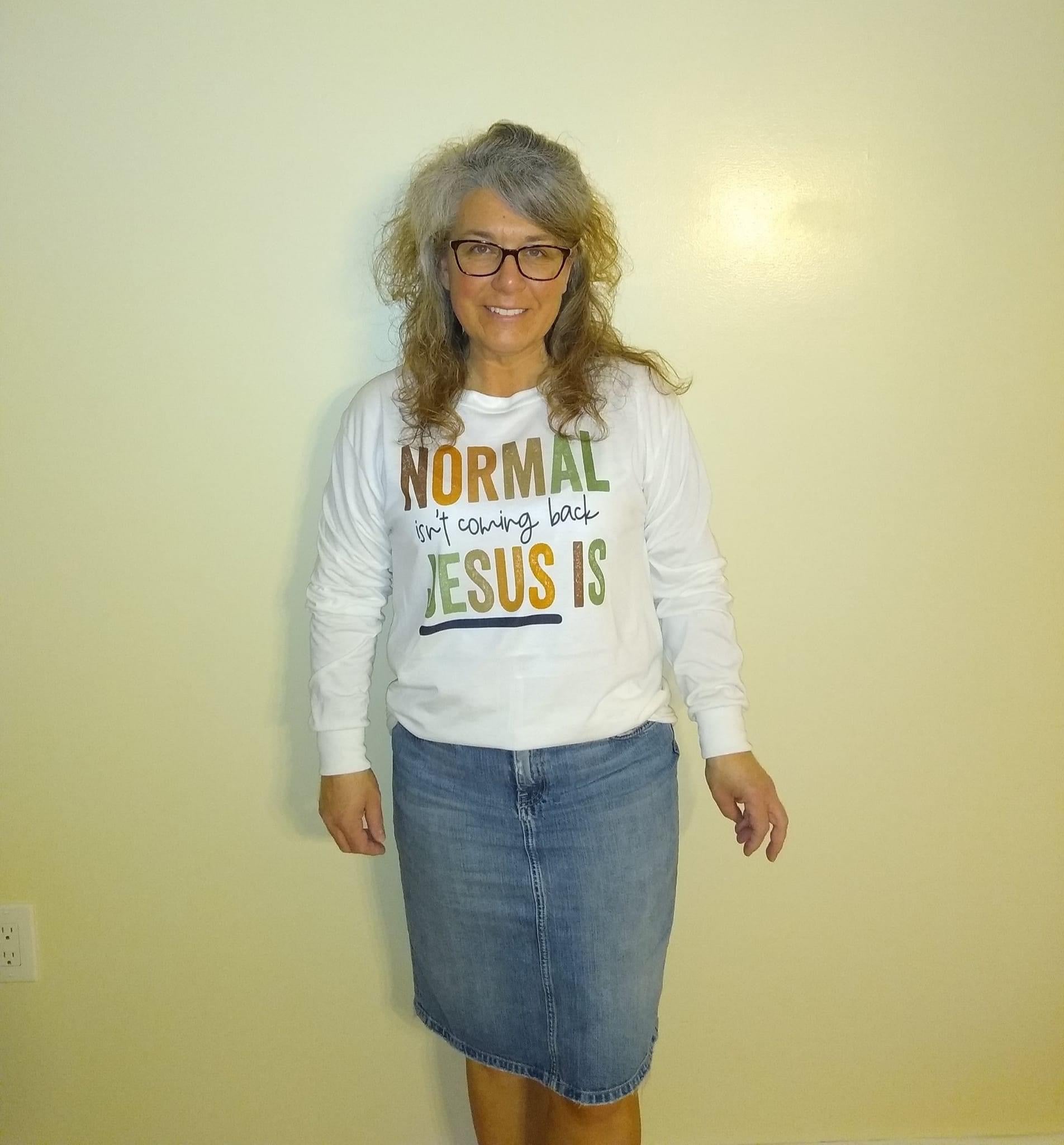 normal isn't coming back Jesus is tee