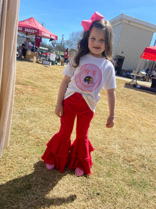 Kids Red bell bottoms