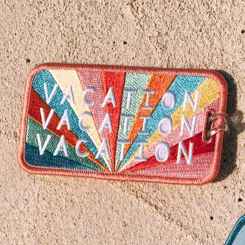 Vaction.Vaction.Vaction luggage tag