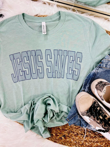 Jesus saves tee