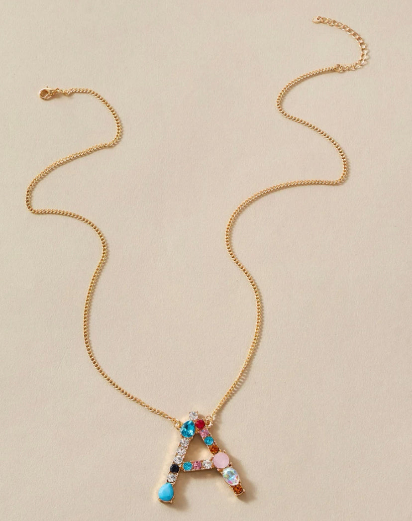 Letter necklace