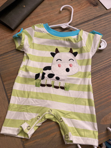 Boys cow outfit kids